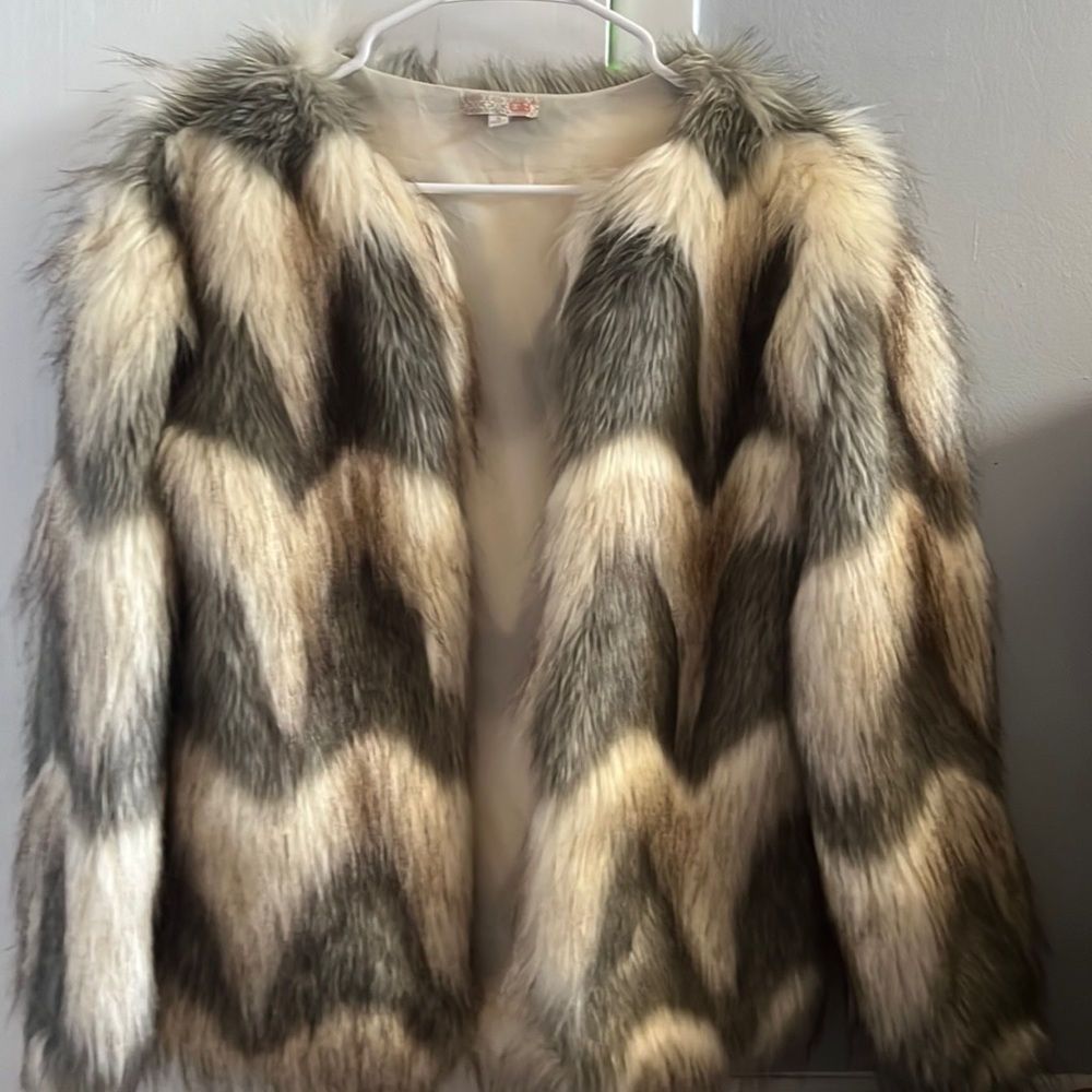 GB faux fur jacket